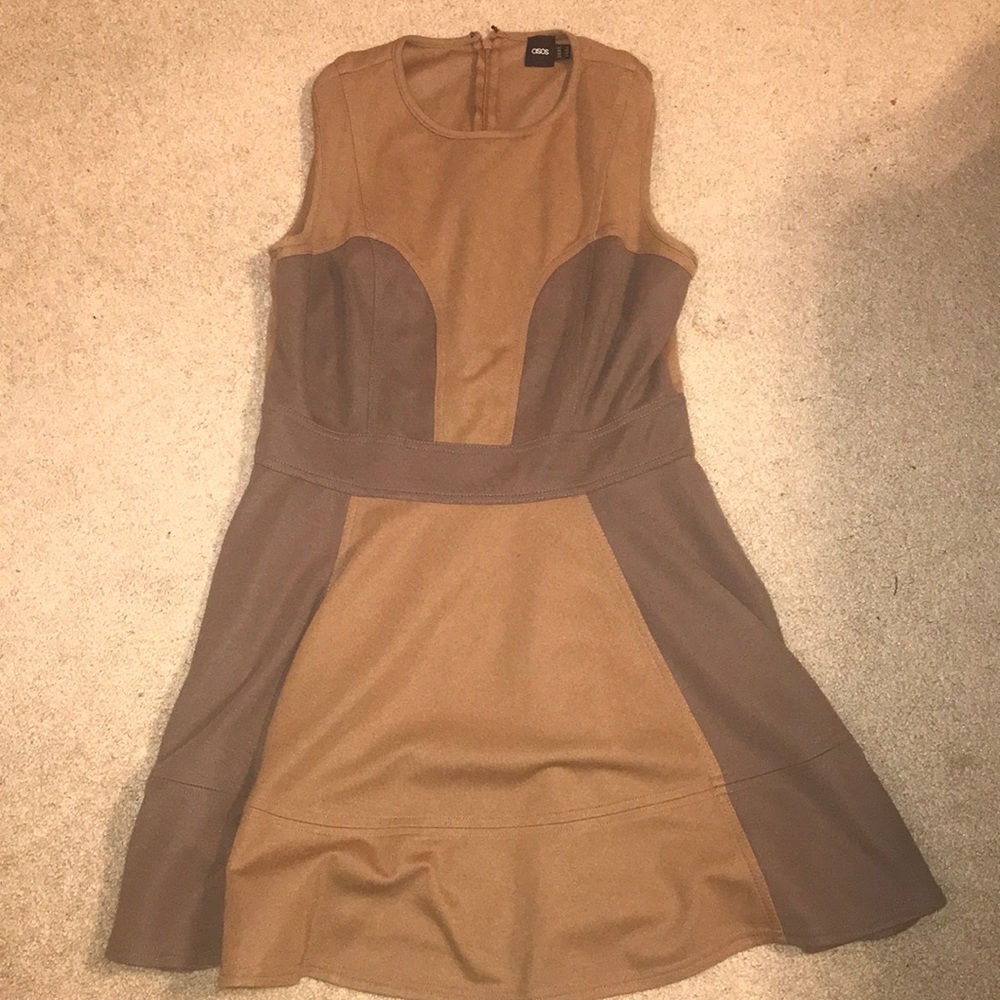 ASOS camel Skater Dress